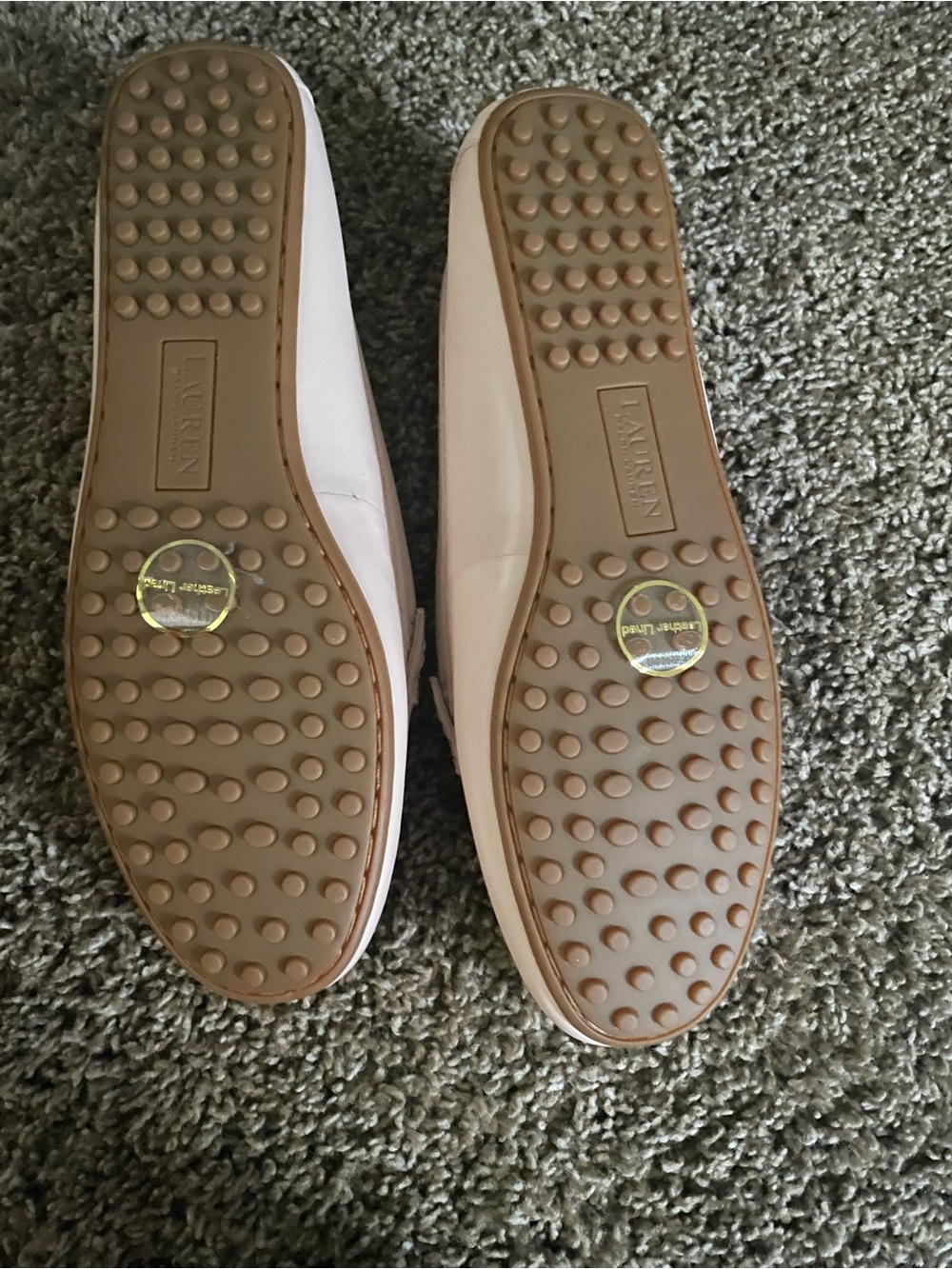 Ralph Lauren Pale Pink Leather RL Bit Loafers. Never Worn. Bought the wrong size - Picture 8 of 10